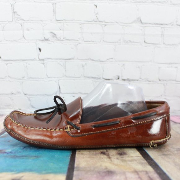 LL Bean Boat Moccasin Loafer Slip On Shoes Sz 7 D